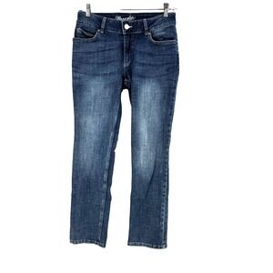 Wrangler Women's Essential Slim Fit Straight Leg Jeans Size 9 Vintage Stonewash‎